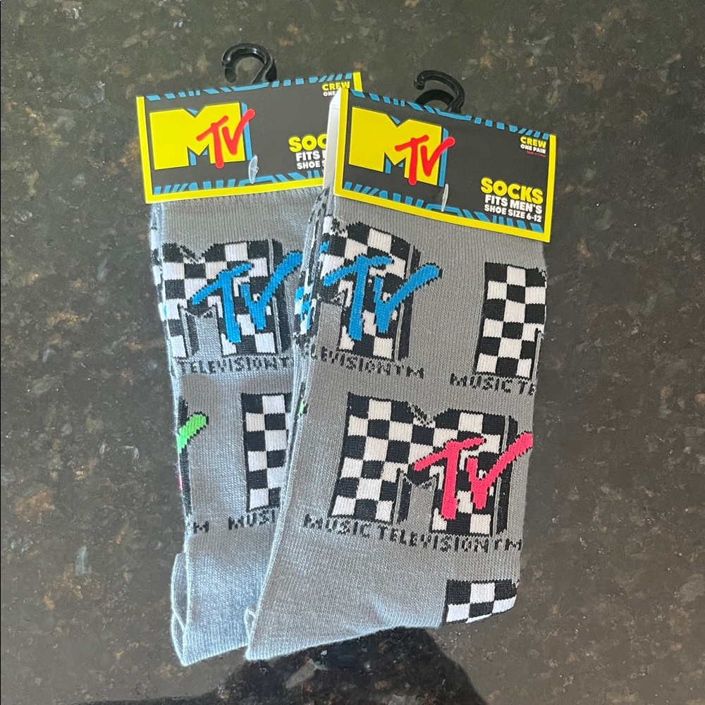 MTV Graphic Men's Socks